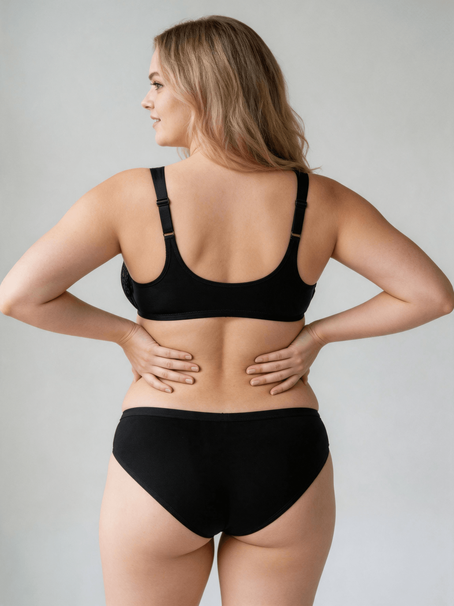 Plus Size Front Closure Full Coverage Seamless Women's Bra With Underwire Support