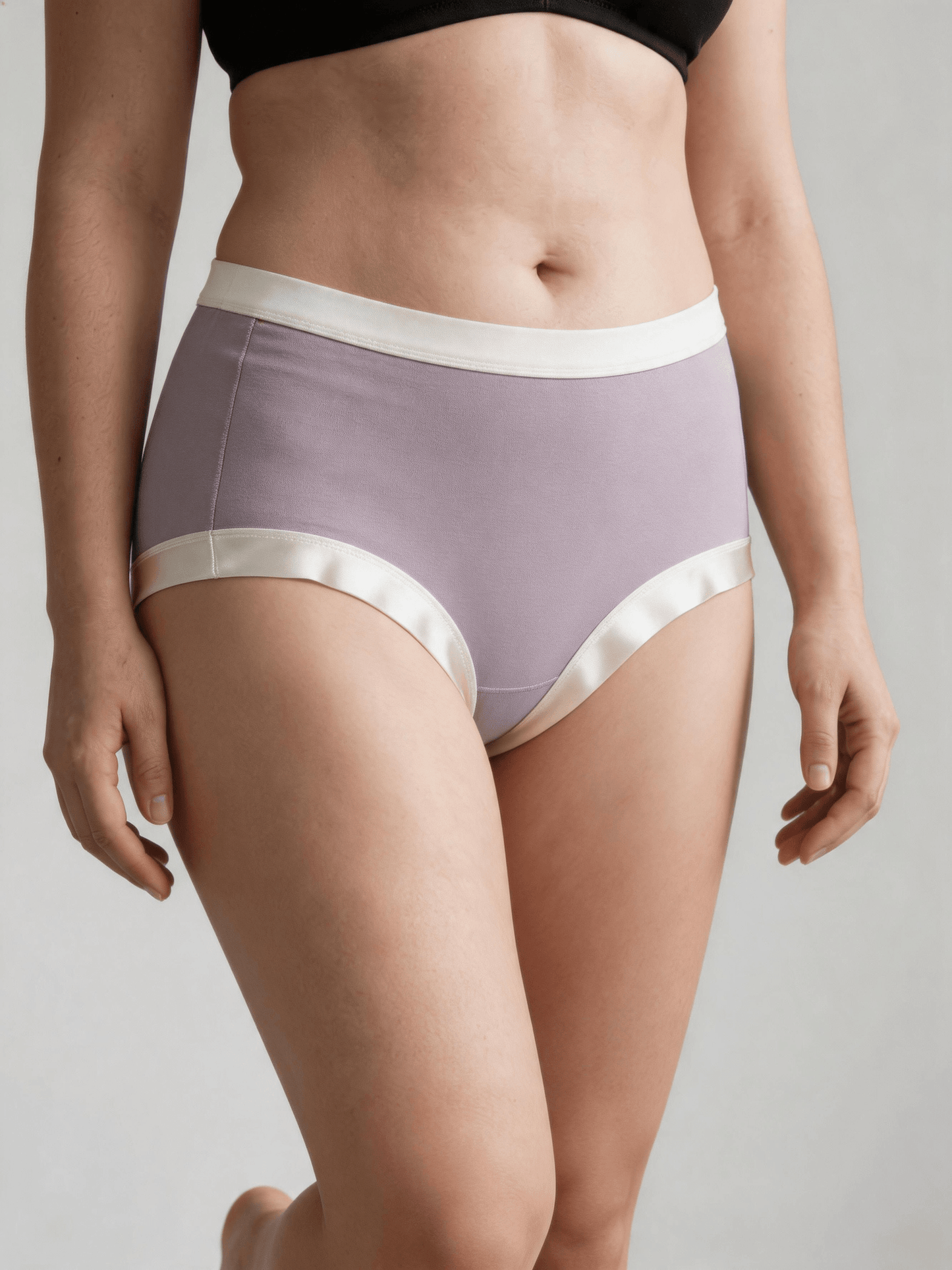 Women's Modal High-Waisted Underwear, Antibacterial Crotch, Plus Size for Big Hip