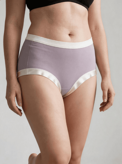 Women's Modal High-Waisted Underwear, Antibacterial Crotch, Plus Size for Big Hip