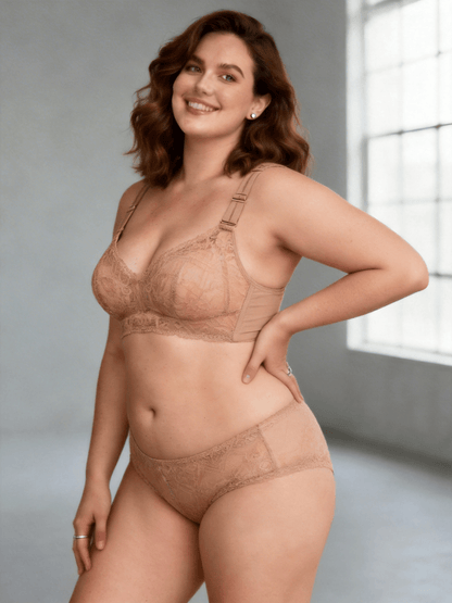 Wireless Full Coverage Thin Cup Minimizer Bra, Slimming & Push-up