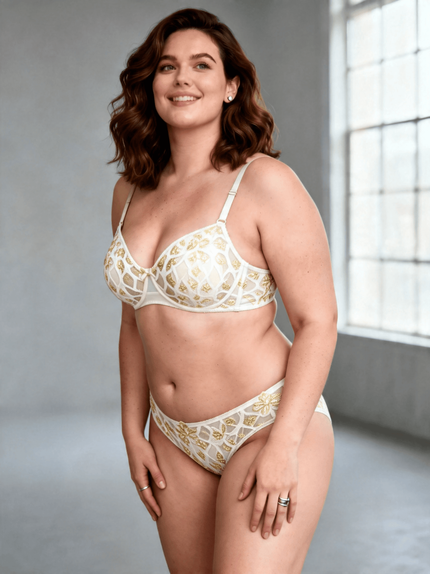 Plus Size Seamless Underwear for Women & Push Up, Side Support , Minimizer effect