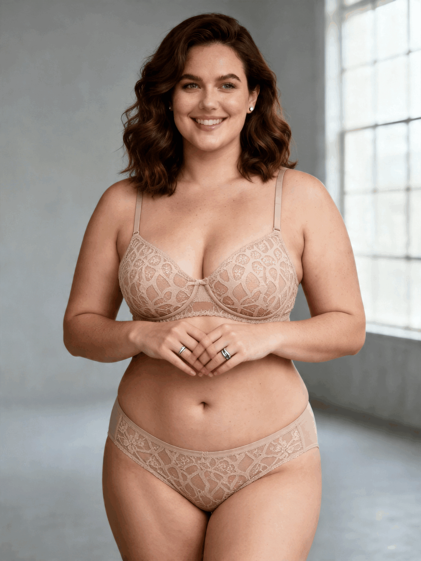 Plus Size Seamless Underwear for Women & Push Up, Side Support , Minimizer effect