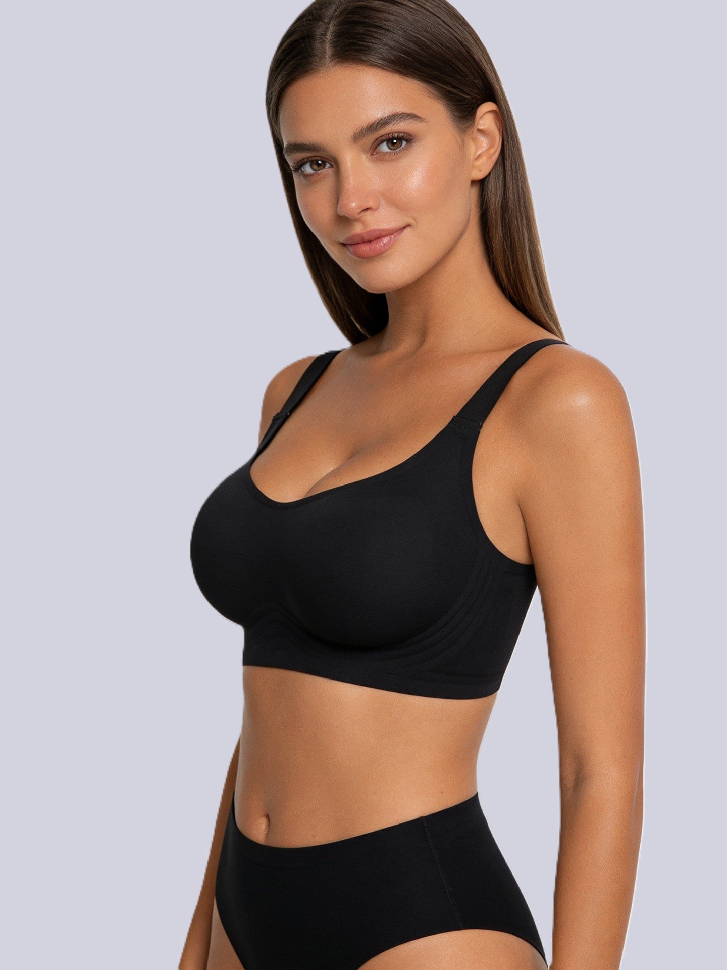our bras feature a revolutionary seamless construction that ensures a smooth, invisible silhouette under any garment. 