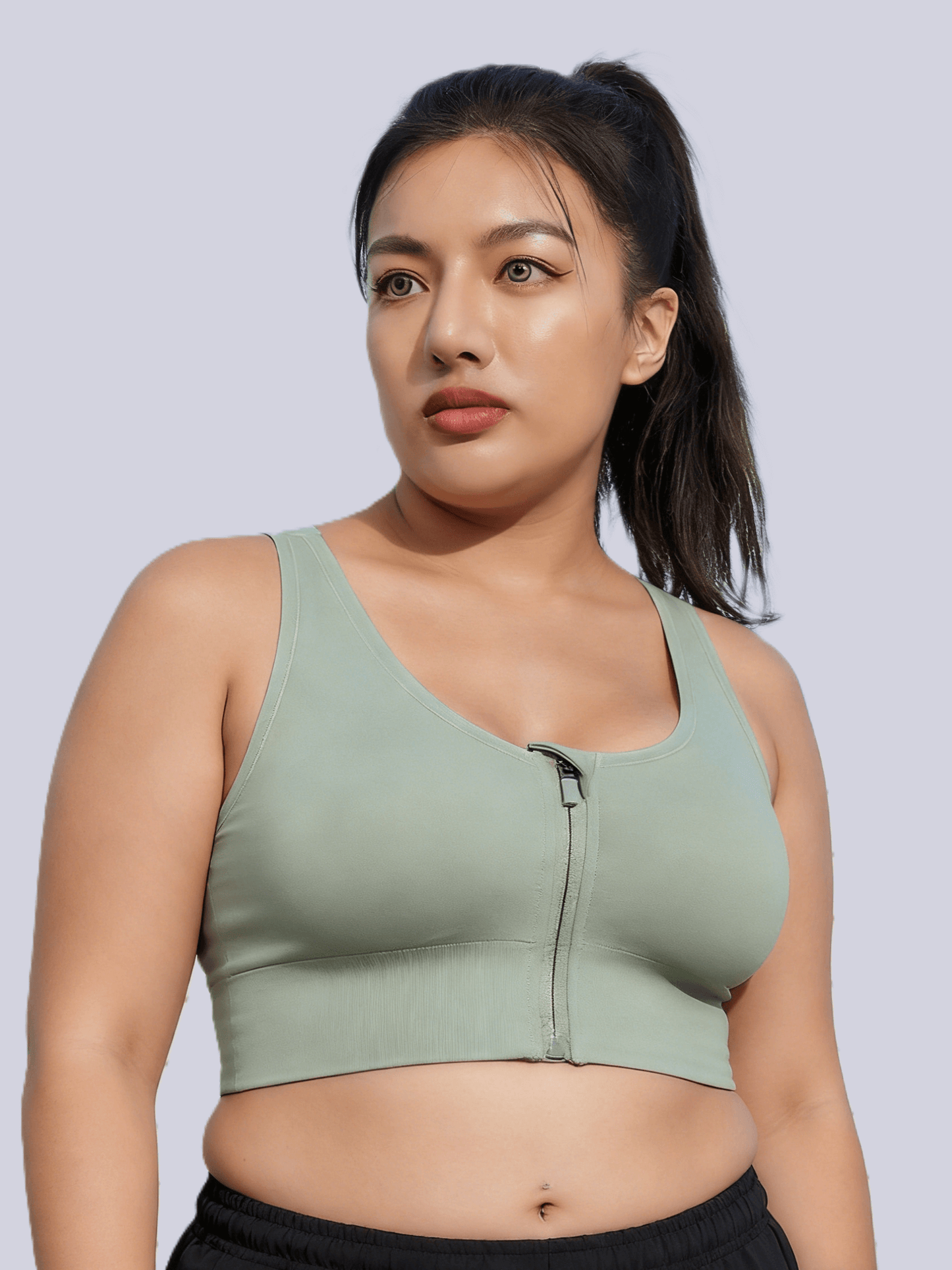 securebend technology eliminates wardrobe malfunctions during yoga, cycling, or boxing.