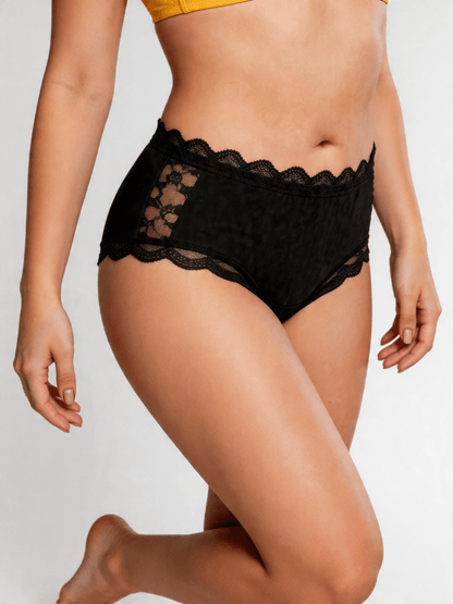 Plus Size Mid-Rise Women's Panties, Cotton Crotch Breathable Seamless Quick-Dry