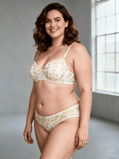 Plus Size Seamless Underwear for Women & Push Up, Side Support , Minimizer effect