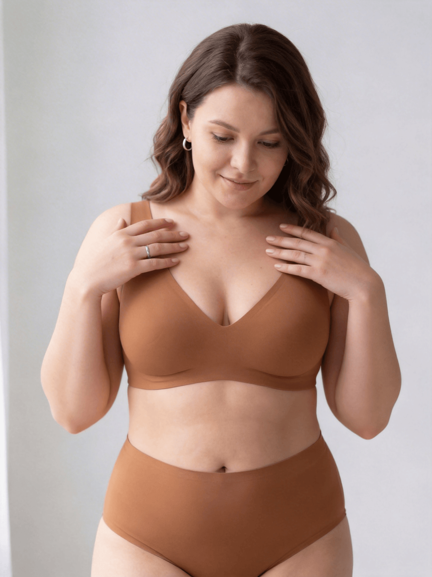 Wireless Full-Coverage Bra with Leopard Print Choosable