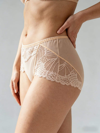 Plus Size Panties for Women, Mid-Rise Hip Lifting Seamless Briefs & Cotton Crotch