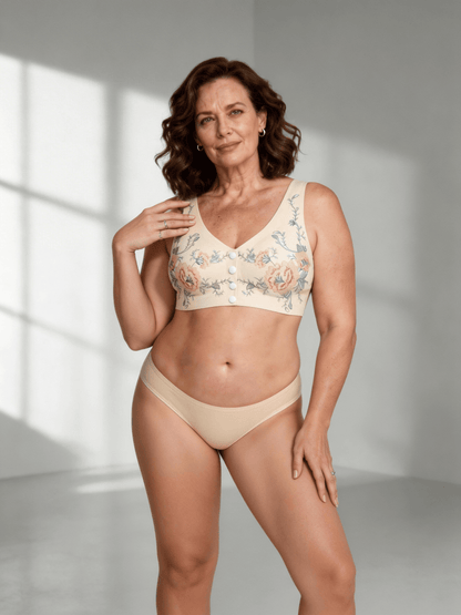 Vintage Style Comfort Bra with Softsupport, Wireless & Seamless