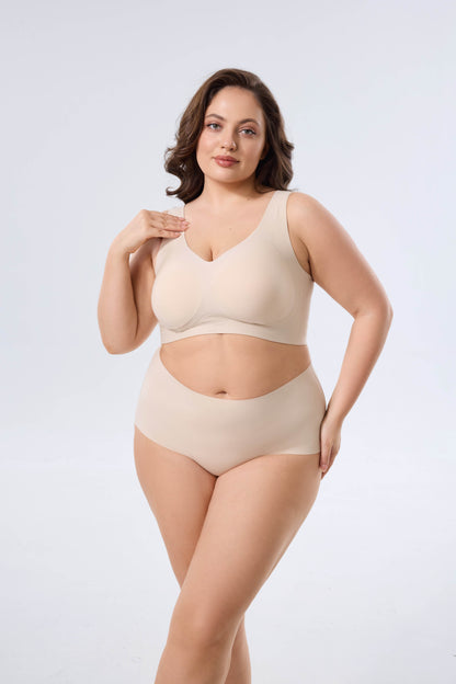 smooth full coverage wireless support bra