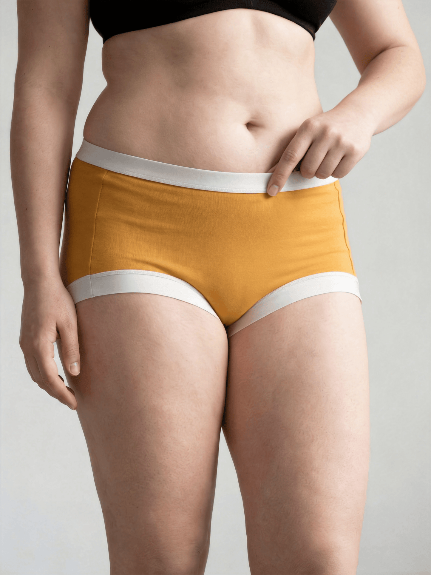 Women's Modal High-Waisted Underwear, Antibacterial Crotch, Plus Size for Big Hip