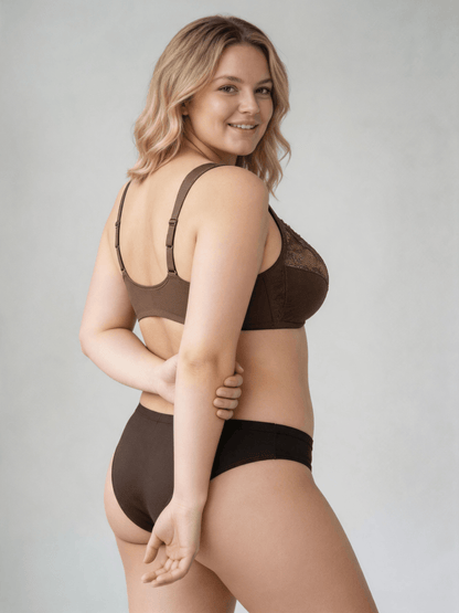 Plus Size Front Closure Full Coverage Seamless Women's Bra With Underwire Support