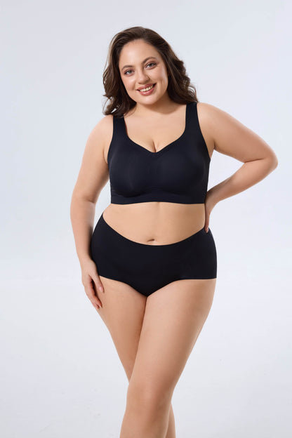 soft full coverage wireless support bra