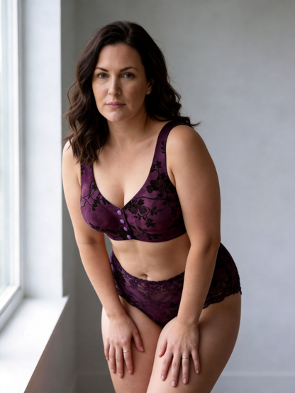 Wireless Front Closure Bra for Middle-Aged and Elderly Women