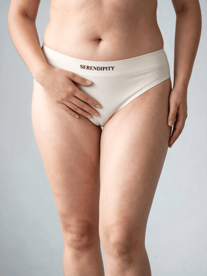 Plus Size Modal Seamless Briefs,  PLA Antibacterial Crotch design Underwear