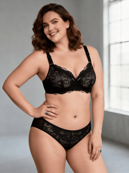 Wireless Full Coverage Thin Cup Minimizer Bra, Slimming & Push-up