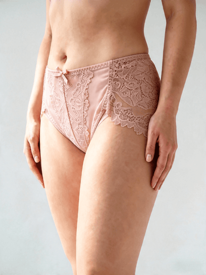 Plus Size Elegant Style Panties for Women, Mid Waist & Seamless Briefs