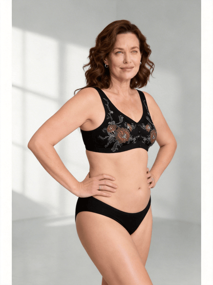 Vintage Style Comfort Bra with Softsupport, Wireless & Seamless