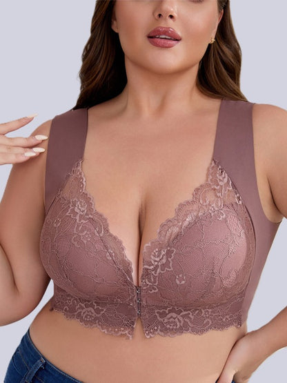 breathable thin cup plus size bra, comfortable support and beautiful back shape.