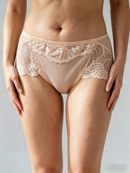 Plus Size Panties for Women, Mid-Rise Hip Lifting Seamless Briefs & Cotton Crotch
