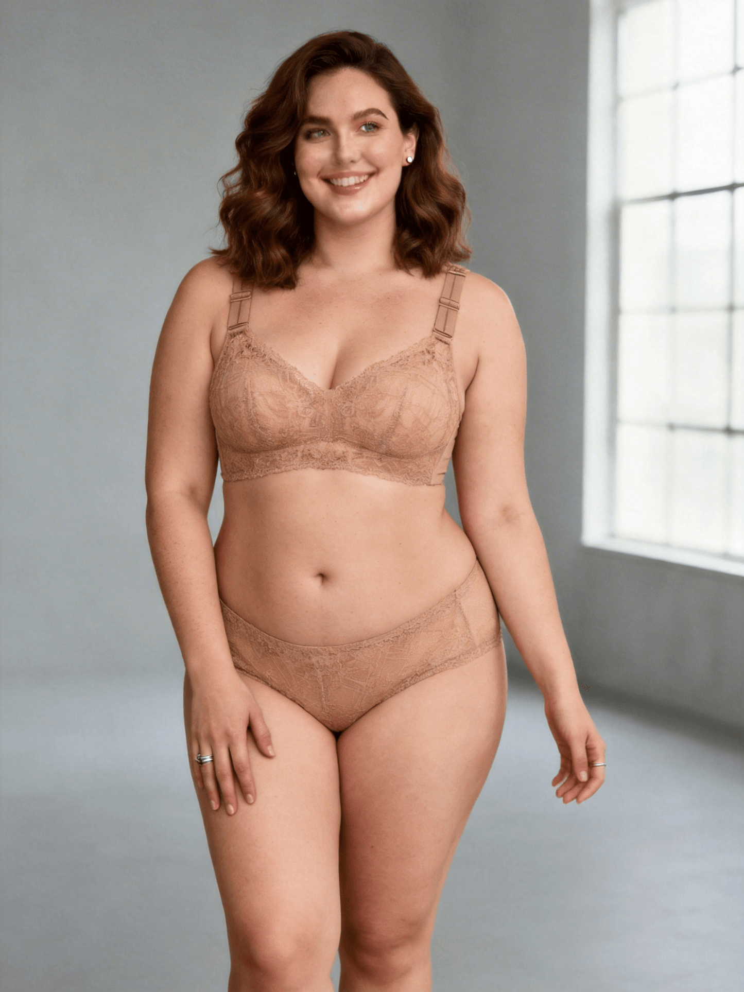 Wireless Full Coverage Thin Cup Minimizer Bra, Slimming & Push-up