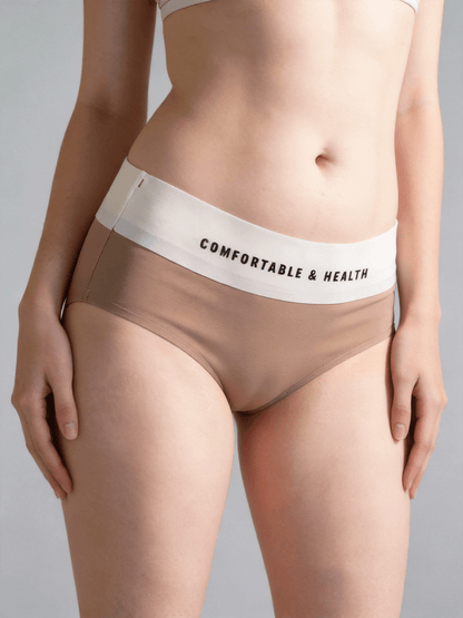 Antibacterial Seamless Ice Fabrics Panties & Mid High Waist Hip Lifting