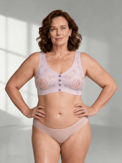 Vintage Style Comfort Bra with Softsupport, Wireless & Seamless