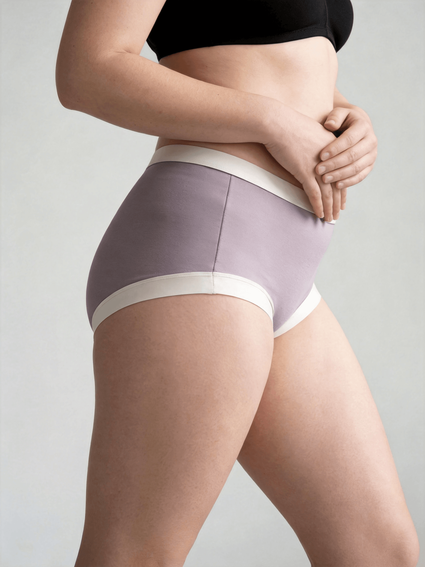 Women's Modal High-Waisted Underwear, Antibacterial Crotch, Plus Size for Big Hip