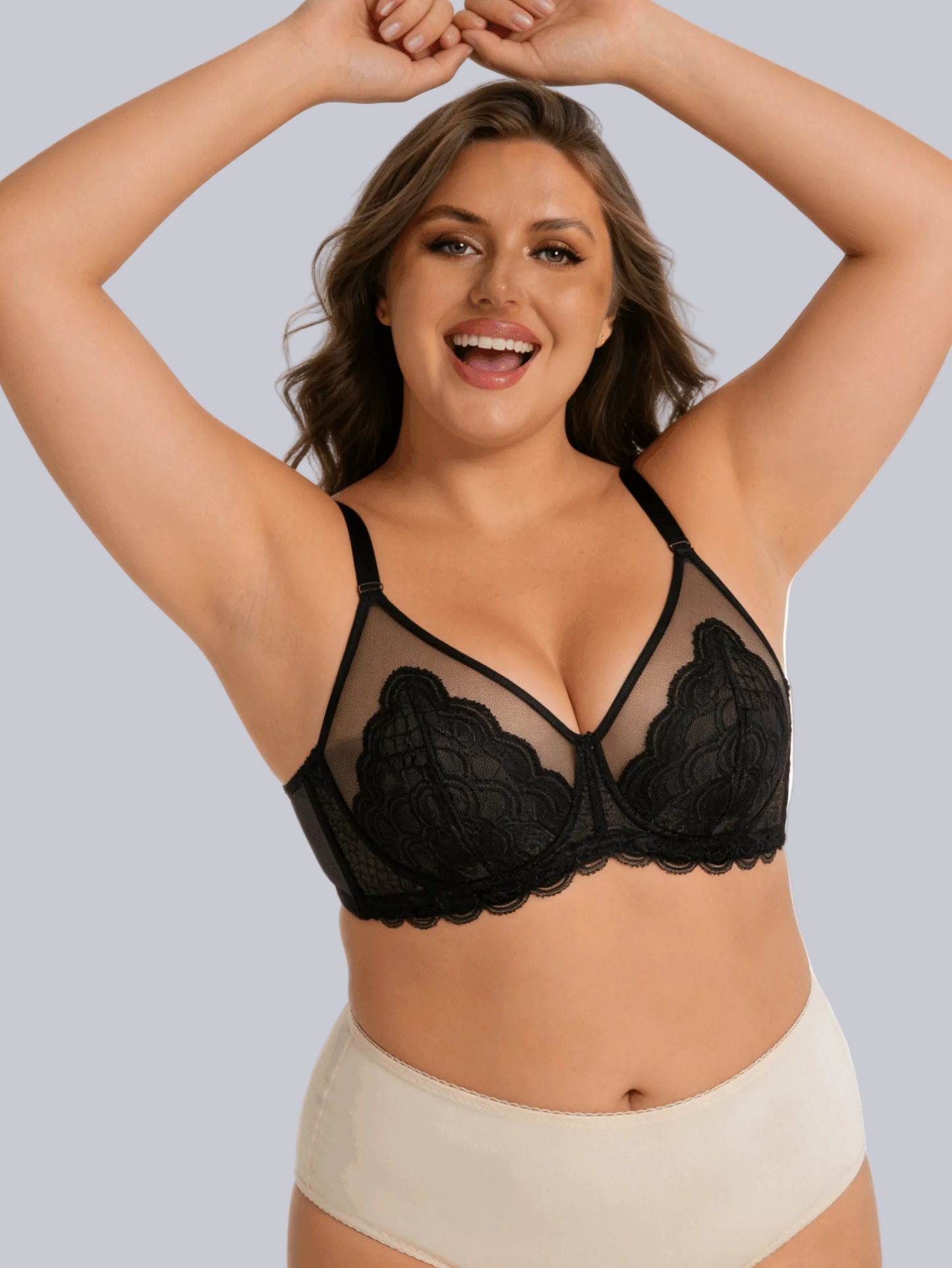 Ultra-Thin Lace Elegant Bra – Delicate Opulence, Feather-Light Grace