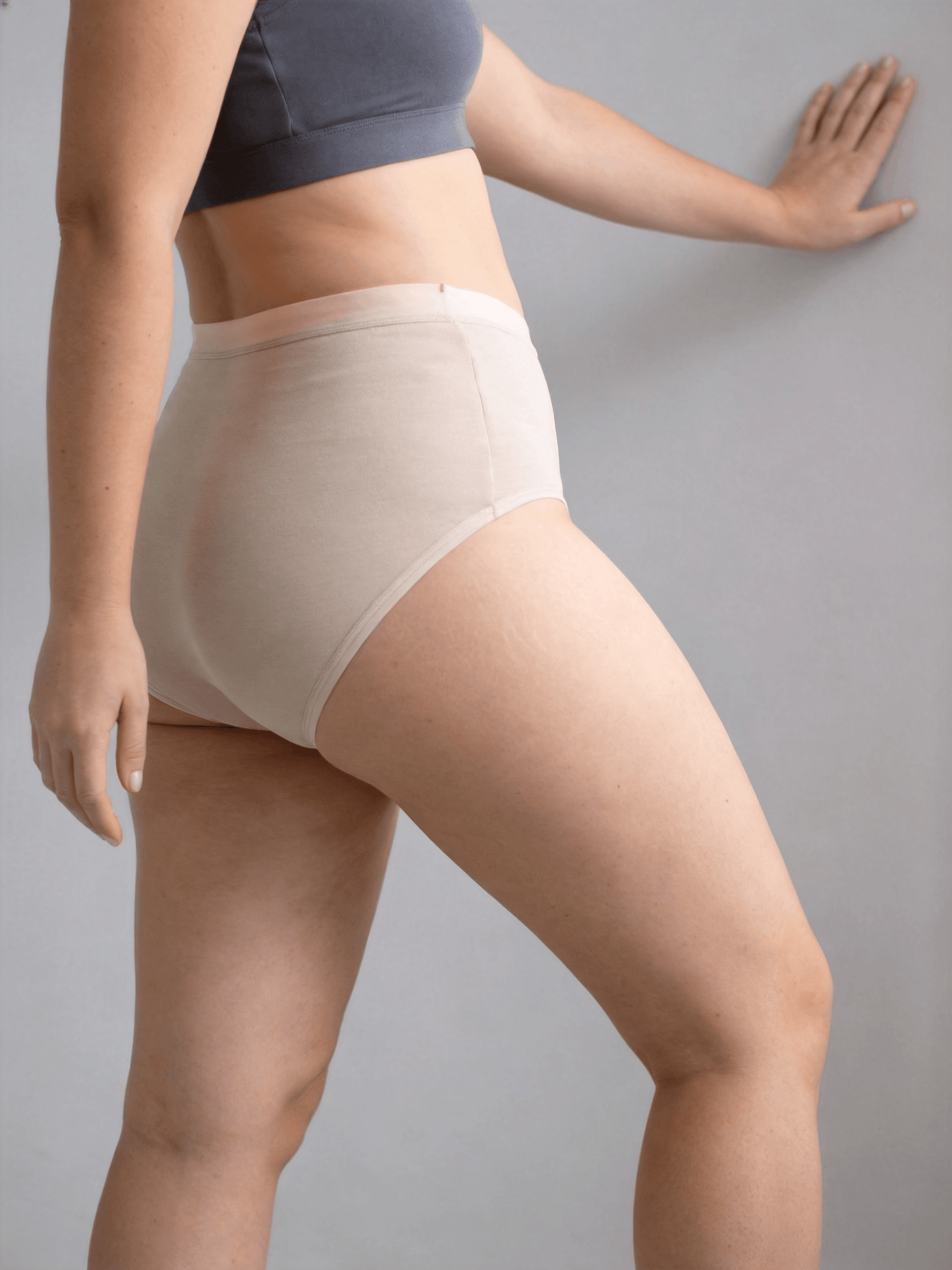 Women's Modal High-Waisted Underwear,Plus Size Extend Crotch for Big Hip