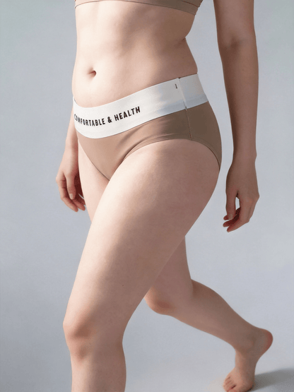 Antibacterial Seamless Ice Fabrics Panties & Mid High Waist Hip Lifting