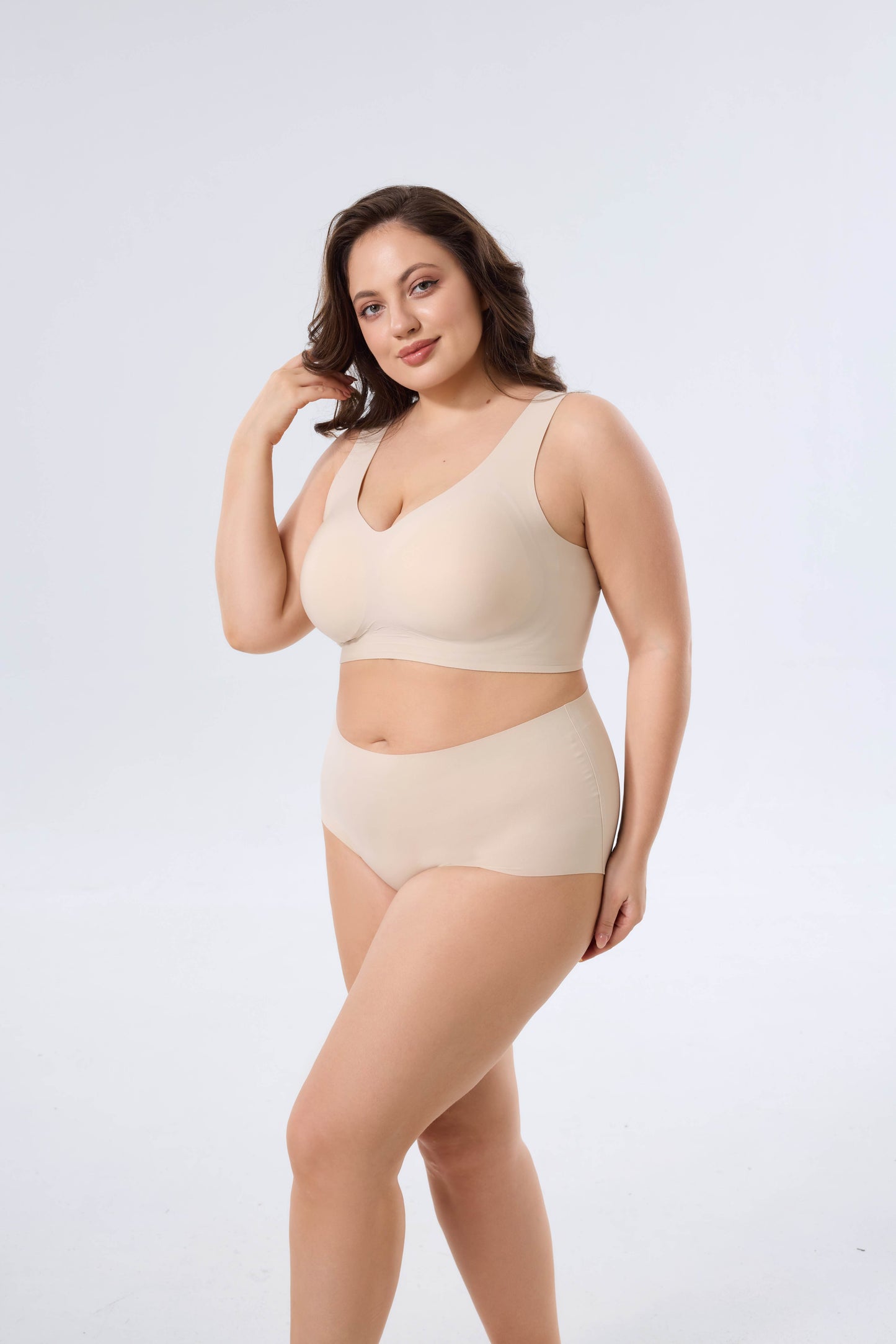 wireless full coverage support bra for comfort