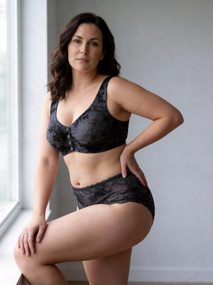 Wireless Front Closure Bra for Middle-Aged and Elderly Women