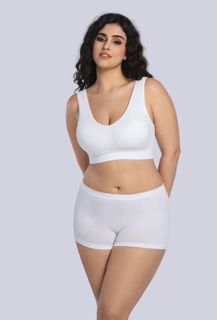 wireless seamless sports bra for everyday comfort